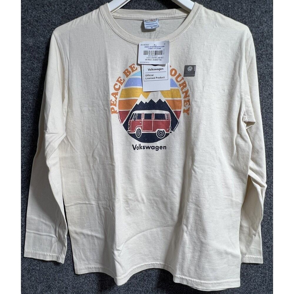 Volkswagen Crazy Shirt VW PEACE Journey Long Slv Officially Licensed NWT Mens M